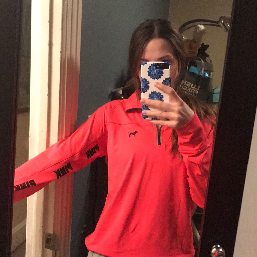 Pink ultimate pullover